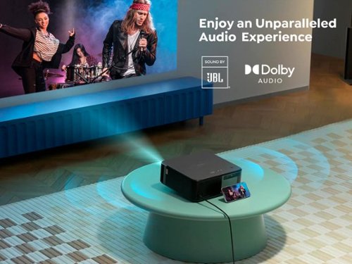 Yaber K2s 1000 ANSI WiFi 6 Bluetooth Projector, JBL, Dolby Audio