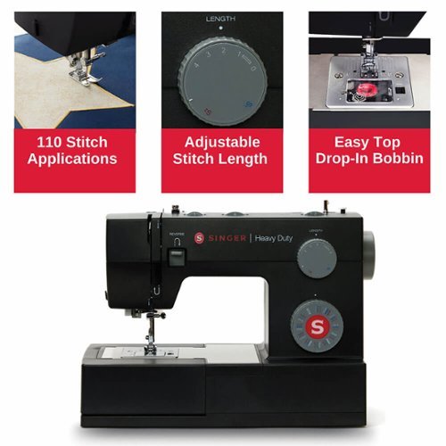 Singer 4432BLK 4432 Heavy Duty Sewing Machine Black 4432BLK - Best Buy