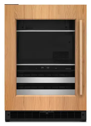 Front. KitchenAid - 24 inch Panel-Ready Beverage Center - Panel Ready.