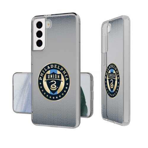 Keyscaper - MLS - Philadelphia Union Linen Logo Galaxy Clear Case - S24 - Multicolor-Front_Standard 