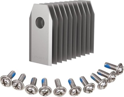 WORX - WA0719 Universal Replacement Blades for Landroid Vision Cloud 2WD & 4WD Robotic Lawn Mowers (10 pcs) - Silver