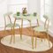 Best Choice Products - 3-Piece Oval Dining Table Set, Modern Small Kitchen Dinette w/ 2 Chairs - Sage Green/Gold - Sage Green & Gold-Front_Standard