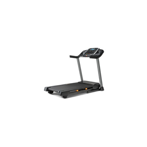 NordicTrack - T 6.5 S; Treadmill for Running and Walking with 5” Display and SpaceSaver Design - Black-Front_Standard 