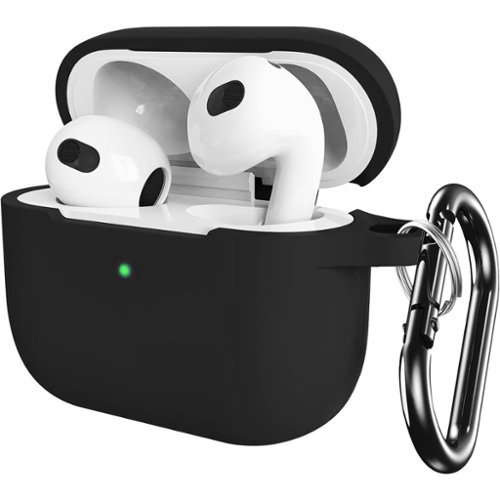 SaharaCase Silicone Case for Apple AirPods 3 (3rd Generation 2021) - Black GLOBAL SHIPPING