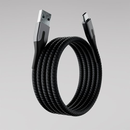 STATIK Magstack 3 Foot USB-A to USB-C Magnetic Charging Cable - Black WORLDWIDE DELIVERY