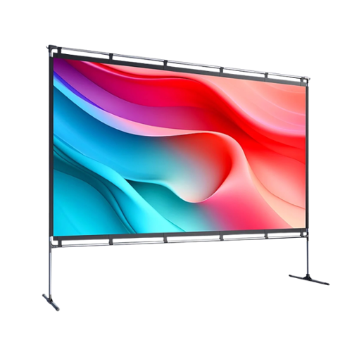 JmGO - 100 Inch Portable Projector Screen-Front_Standard 