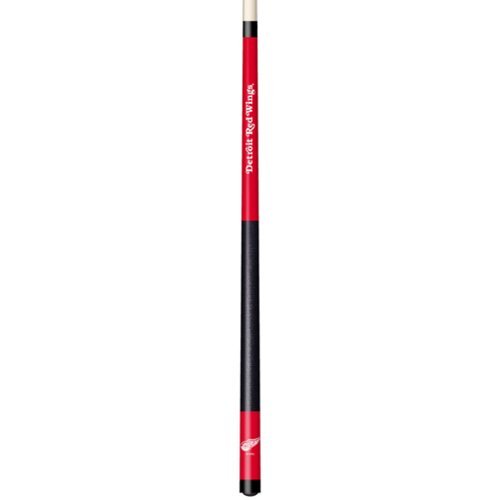 Imperial - Detroit Wings Team Color Laser-Etched Cue Stick - Red-Front_Standard 