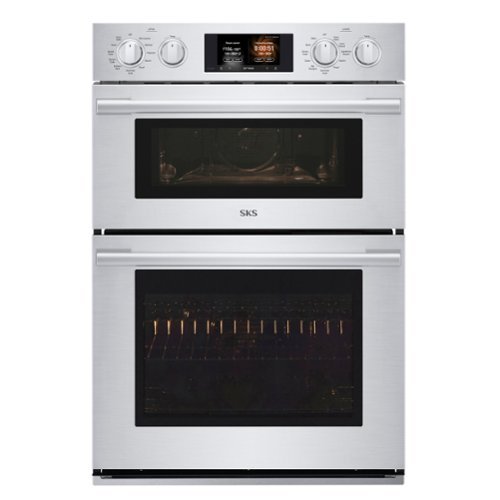 SKS - 30-inch 6.4 Cu. Ft. Built-in Smart Electric Convection Microwave and Wall Oven Combination with Steam-Combi - Stainless Steel