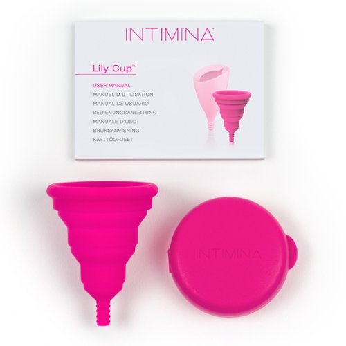 Intimina Lily Cup Compact B - Pink GLOBAL SHIPPING