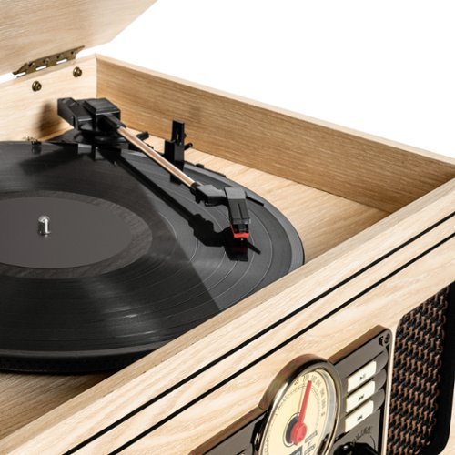 Victrola Quincy Wood Bluetooth Record Player - Natural WORLDWIDE DELIVERY