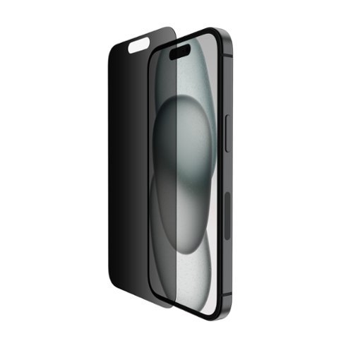 Belkin - ScreenForceiPhone 15/14 Pro Privacy Screen Protector