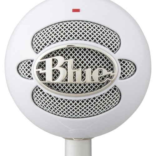 Blue Microphones Snowball iCE Wired Cardioid USB Plug 'n Play Microphone - White GLOBAL SHIPPING