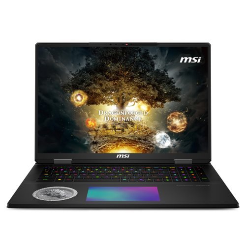 MSI - TITAN 18 HX AI Norse Myth 18" 120Hz UHD+ Mini LED Gaming Laptop-Intel Ultra-9 285HX-RTX 5080-64GB Memory-2TBSSD - Core Black