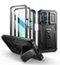 dexnor - Case for Samsung Galaxy A16-5G with 2 Front Frame, Magnetic Slide Camera, Screen Protector Cover Heavy Duty Shockproof - Black-Front_Standard