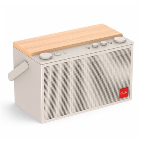 Fender - Audio ELIE 12 Portable Bluetooth Speaker 120W Dual Sound Chambers, 4-Channel Input, 15-Hr Battery, Spatial Audio - Olympic White