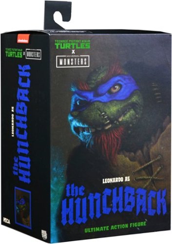 NECA Universal Monsters/Teenage Mutant Ninja Turtles 7 Scale Action Figure - Leonardo as The Hunchback WORLDWIDE DELIVERY