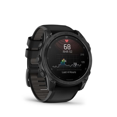 Garmin tactix 8 AMOLED GPS Smartwatch 51 mm Fiber-reinforced polymer with titanium rear cover - Black WHERE TO BUY