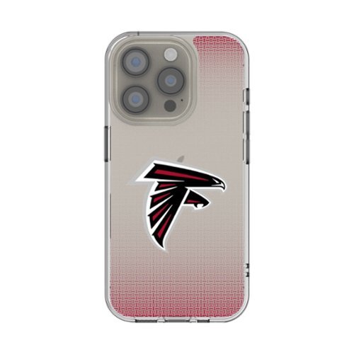 Keyscaper - NFL - Atlanta Falcons Linen Logo iPhone Clear Case - 13 mini - Multicolor-Front_Standard 