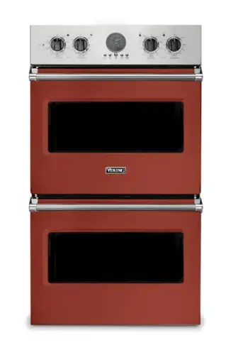 Front. Viking - 30" Viking Professional 5 Series Built-In Double Electric Convection Wall Oven - Spiced Cider - Spiced Cider.