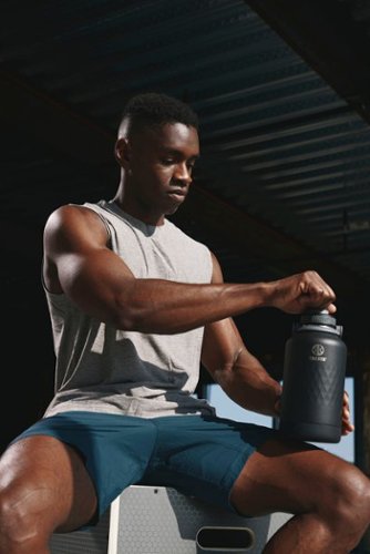 Takeya Sport 64-oz. Wide Handle Leakproof Water Bottle with Spout Lid - Obsidian BUY IN EUROPE