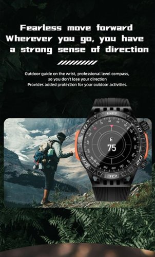 LOKMAT ZEUS 6 PRO Smartwatch, Dual Flashlight, Bluetooth Calling