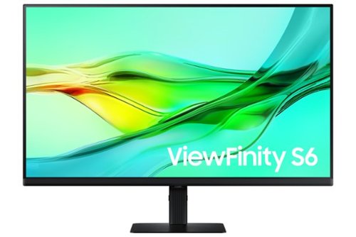 Samsung  ViewFinity 32" S6 (S60D) QHD HDR10 High Resolution Monitor and Daisy Chain (HDMI, USB, DisplayPort) - Black