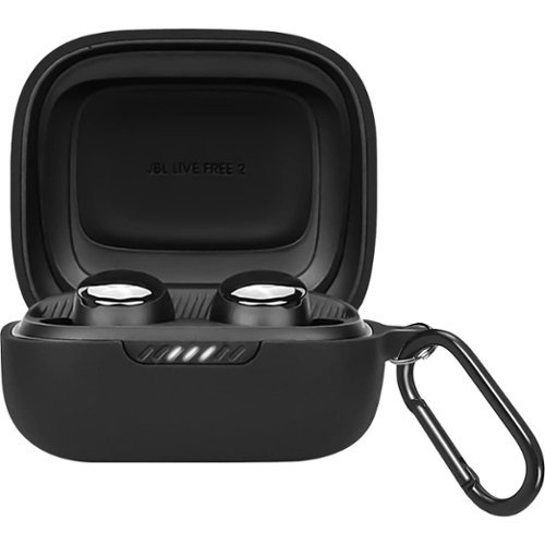 SaharaCase Anti-Slip Silicone Case for JBL Live Free 2 Headphones - Black WORLDWIDE DELIVERY