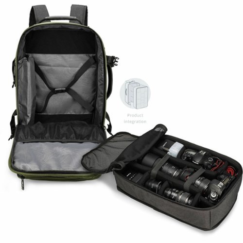 Swissdigital Design BERG PRO TSA-Friendly Backpack With USB Charging Port RFID Protection and Fits Up to 17″ Laptop - Dark Green BUY IN EUROPE
