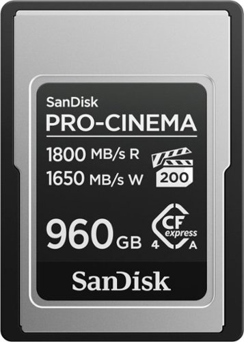 SanDisk - PRO-CINEMA 960GB Cfexpress Type A Card