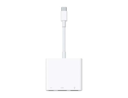 Apple - USB-C To Digital AV Multiport Adapter |- White - White-Front_Standard 