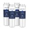 GLACIER FRESH - UKF8001 Compatible with Whirlpool Refrigerator Water Filter 4,EDR4RXD1,4 Pack-Front_Standard