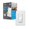 Cync - Smart Dimmer + Motion Sensor Light Switch, Neutral Wire Required, Bluetooth and 2.4 GHz Wifi - White-Front_Standard