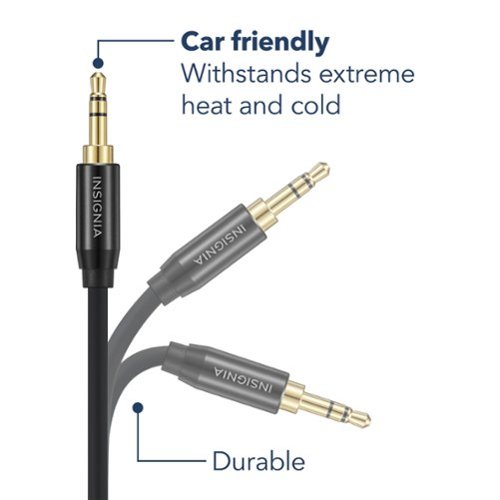 Insignia™ 3' 3.5 mm Audio Cable - Black SHOP ONLINE