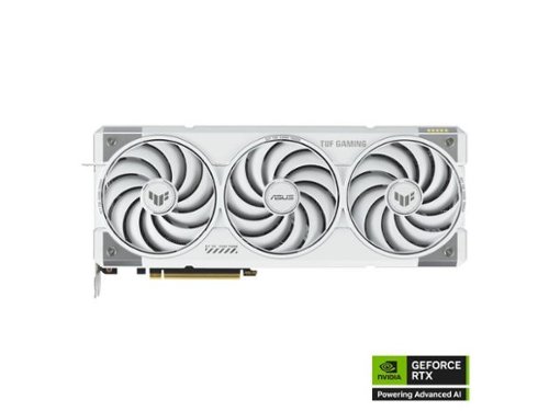 ASUS - TUF Gaming RTX 5070 Ti OC 16GB GDDR7 White PCIe 5.0 DLSS 4.0 Graphics Card-Front_Standard 