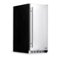 NewAir - 15" Built-in 90 Can Outdoor Beverage Fridge in Weatherproof with Auto-Closing Door - Stainless Steel-Front_Standard