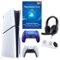 PS5 Slim with 25 PSN, Extra Controller & Accessories - PlayStation 5-Front_Standard