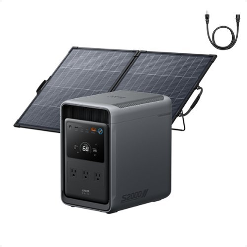 【未使用】solol - solworks model Anker SOLIX S2000 Portable Power Station w/200W Bifacial Solar