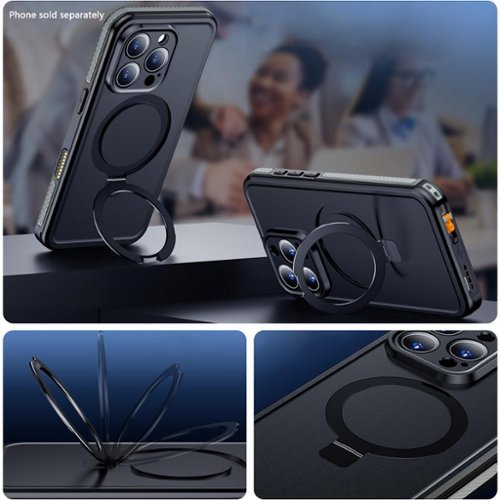 SaharaCase Oasis Series Water-Resistant Case with MagSafe for Apple iPhone 16 Pro Max - Black BUY ONLINE