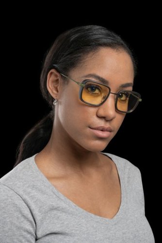 GUNNAR Fallout Vault 33 Computer Glasses with Blue Light Reduction, Amber Lenses - Gunmetal/Olive WORLDWIDE DELIVERY