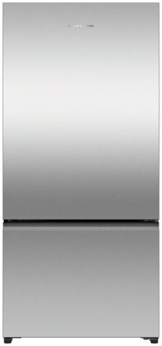 Fisher & Paykel - 18.2 Cu. Ft. Bottom Mount Freezer Freestanding Refrigerator - Stainless Steel