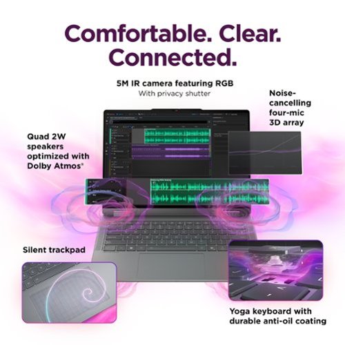 Lenovo Yoga 7i 2-in-1 - Copilot+ PC - 14 2K OLED Touchscreen Laptop - Core Ultra 5 Processor 322 2026- 16GB Memory - 512GB SSD - Luna Grey HOW TO BUY