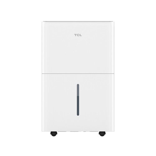 TCL - 50 Pint 4500 Sq. Ft. Portable Dehumidifier, ENERGY STAR® Certified, Quiet Operation, Bucket or Continuous Drain - White