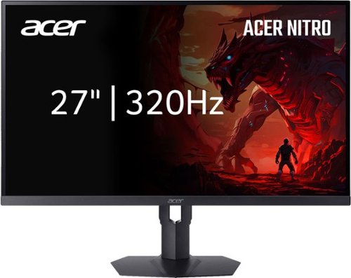 Acer - Nitro XV275U F5biipprx 27" IPS MiniLED WQHD AMD FreeSync Premium Gaming Monitor – Native 320Hz (DisplayPort, 2 x HDMI) - Black