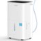Waykar - 150 Pint Dehumidifier with Bucket & Pump and Auto Defrost 7,000 Sq. Ft. Energy Star for Bedroom and Basement - White-Front_Standard