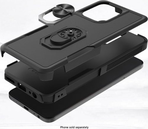 SaharaCase Raider Series Heavy Duty Case for Motorola G 5G (2025) - Scorpion Black GLOBAL SHIPPING