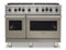 Viking - 48 in. Wide 8 Burner 5-Series Gas Open Burner Range - Nantucket-Front_Standard