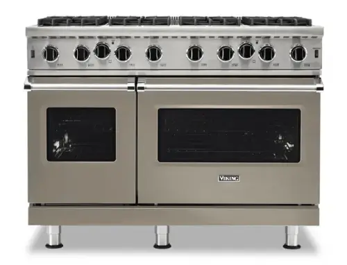 Front. Viking - 5-Series Gas Open Burner Range - Nantucket.