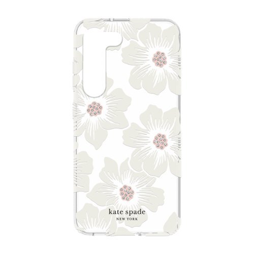 kate spade new york - Protective Hardshell Case for Samsung S23 - Hollyhock Floral-Front_Standard 