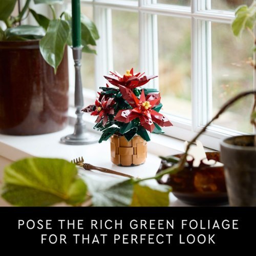 LEGO Icons Poinsettia Plant Building Set and Centerpiece Table Decoration 10370 GLOBAL SHIPPING