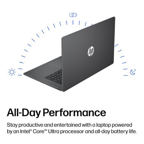HP OmniBook 3 17.3 Full HD Laptop - Intel Core Ultra 7 (2025) - 16GB Memory - 512GB SSD - Mica Silver WORLDWIDE DELIVERY